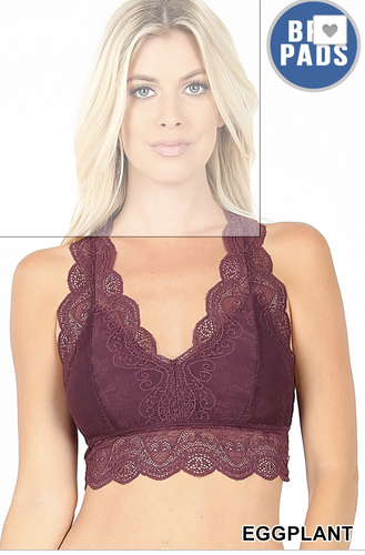 Eggplant Lace bra