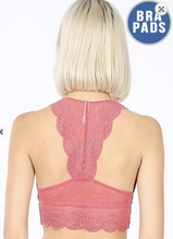 Load image into Gallery viewer, White Lace Bralette