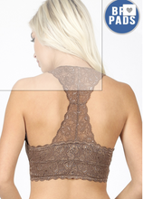 Load image into Gallery viewer, Navy Lace Bralette