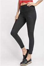 Load image into Gallery viewer, Moto Leggings in Black