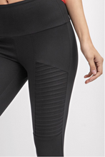 Load image into Gallery viewer, Moto Leggings in Black