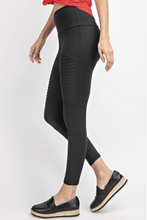 Load image into Gallery viewer, Moto Leggings in Black