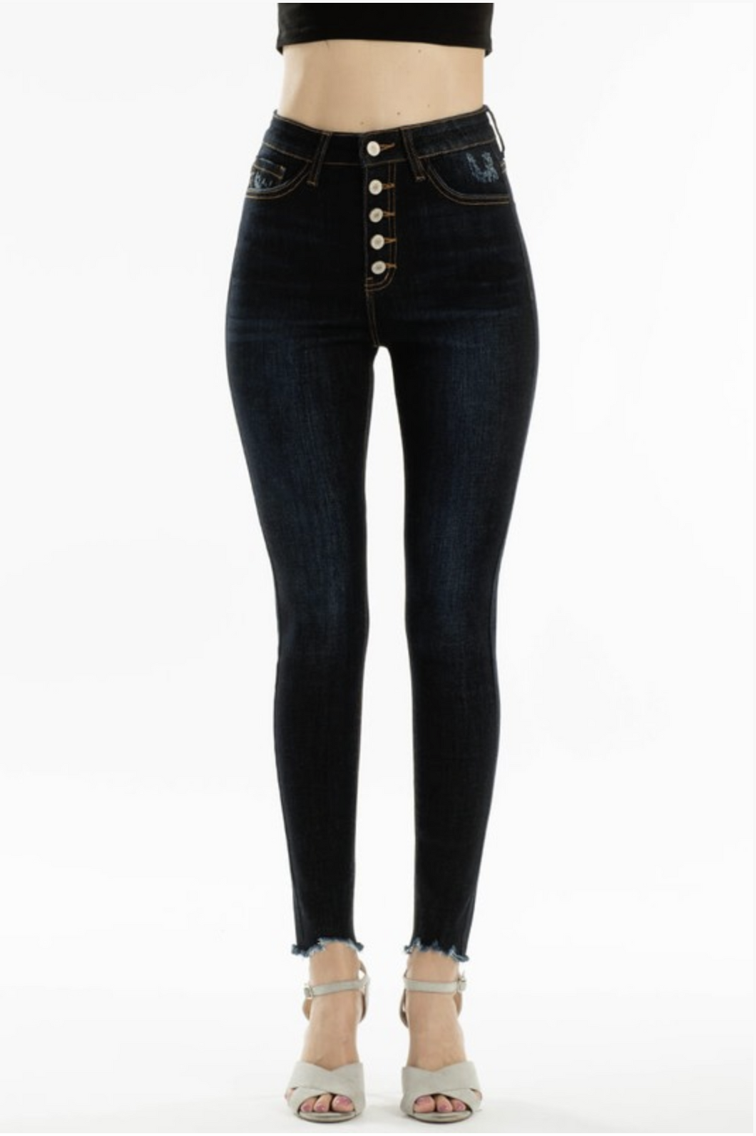 Cute as a Button Kan Can Skinnies