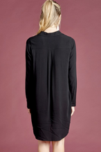 Load image into Gallery viewer, Come Together Embroidered Shirt Dress
