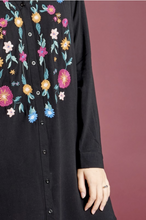 Load image into Gallery viewer, Come Together Embroidered Shirt Dress