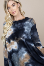 Load image into Gallery viewer, Stormy Nights Waffle Knit Tunic