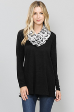Load image into Gallery viewer, It's all in the Detail Top &amp; Scarf Combo