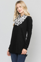 Load image into Gallery viewer, It's all in the Detail Top &amp; Scarf Combo