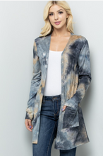 Load image into Gallery viewer, Open Sky Tie Dye Cardigan