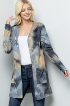 Load image into Gallery viewer, Open Sky Tie Dye Cardigan