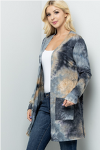Load image into Gallery viewer, Open Sky Tie Dye Cardigan