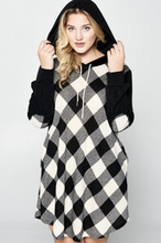 Load image into Gallery viewer, Check Me if You Can Swing Dress