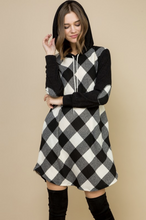 Load image into Gallery viewer, Check Me if You Can Swing Dress