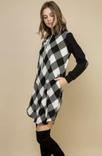 Load image into Gallery viewer, Check Me if You Can Swing Dress