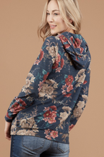 Load image into Gallery viewer, Midnight Floral Hoodie
