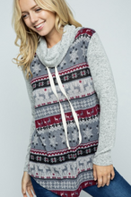 Load image into Gallery viewer, Let It Snow Cowl Neck