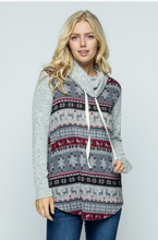 Load image into Gallery viewer, Let It Snow Cowl Neck