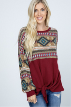 Load image into Gallery viewer, Leave Me In Charge Front Knot Top