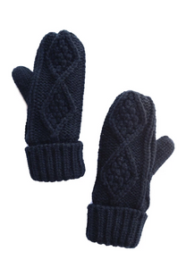 Fleece lined mittens (multiple colors)