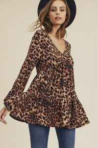 Cat's Meow Ruffled Tunic