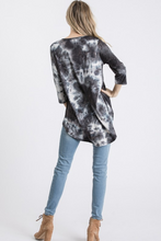 Load image into Gallery viewer, Rough Seas Tie Dye Babydoll Top