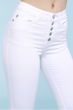 Load image into Gallery viewer, Spring In Your Step White Judy Blue Skinnies