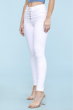 Load image into Gallery viewer, Spring In Your Step White Judy Blue Skinnies
