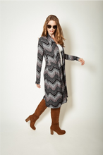 Load image into Gallery viewer, Doing Just Fine Chevron Duster