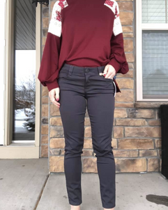 Democracy "Ab-Solutions"  Ankle Skinny - Grey