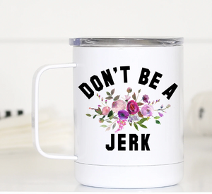 Travel mug with handle- multiple prints