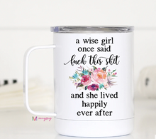 Load image into Gallery viewer, Travel mug with handle- multiple prints