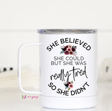 Load image into Gallery viewer, Travel mug with handle- multiple prints