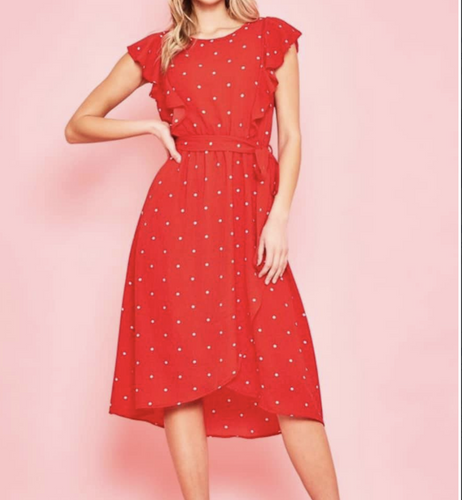 Red Polka Dot Dress