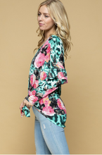 Load image into Gallery viewer, Teal Me About It Front Knot Top
