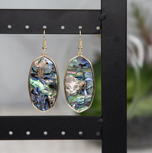 abalone seashell earrings
