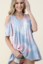 Load image into Gallery viewer, Cotton Candy Bliss Cold Shoulder
