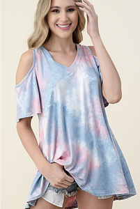 Cotton Candy Bliss Cold Shoulder