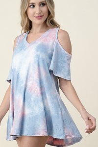 Cotton Candy Bliss Cold Shoulder