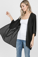 Load image into Gallery viewer, Queen of the Night Black Kimono