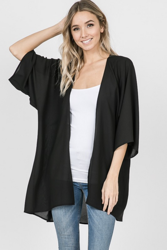 Queen of the Night Black Kimono