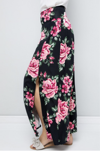 Zoned For Beauty Side Slit Maxi Skirt