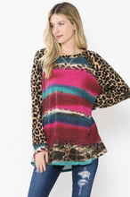 Load image into Gallery viewer, Sunset in the Tropics Long Sleeve Tunic
