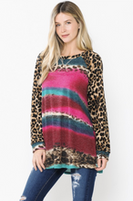 Load image into Gallery viewer, Sunset in the Tropics Long Sleeve Tunic