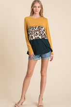 Load image into Gallery viewer, Checking In Color Block Tee