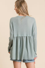 Load image into Gallery viewer, In Harmony Long Sleeve Waffle Knit Top