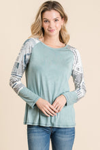 Load image into Gallery viewer, Soft Headlines Long Sleeve Top