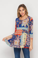 Load image into Gallery viewer, Patchwork Paisley Babydoll