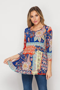 Patchwork Paisley Babydoll