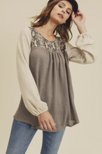 Load image into Gallery viewer, Take a Bite Out of Love Waffle Knit Tunic