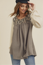 Load image into Gallery viewer, Take a Bite Out of Love Waffle Knit Tunic